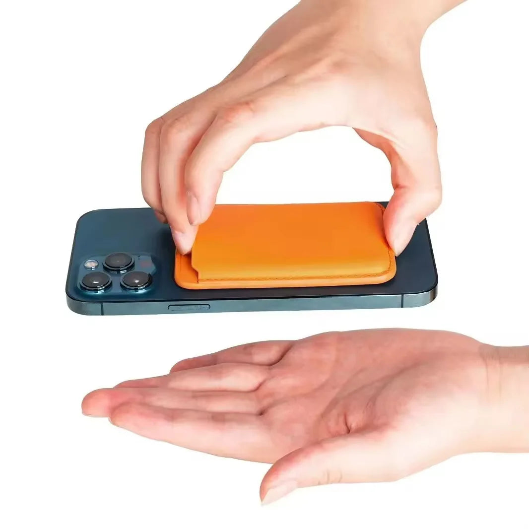 Elevate Your Style with the MagSafe Wallet: Adjustable Stand Magnetic Card Holder for iPhone 12-18 Pro Max Plus