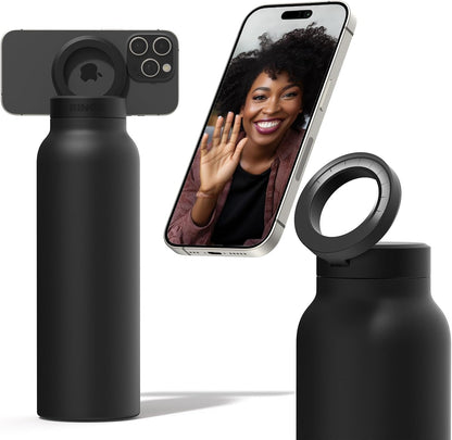 "Ringo Insulated Water Bottle with Phone Holder"